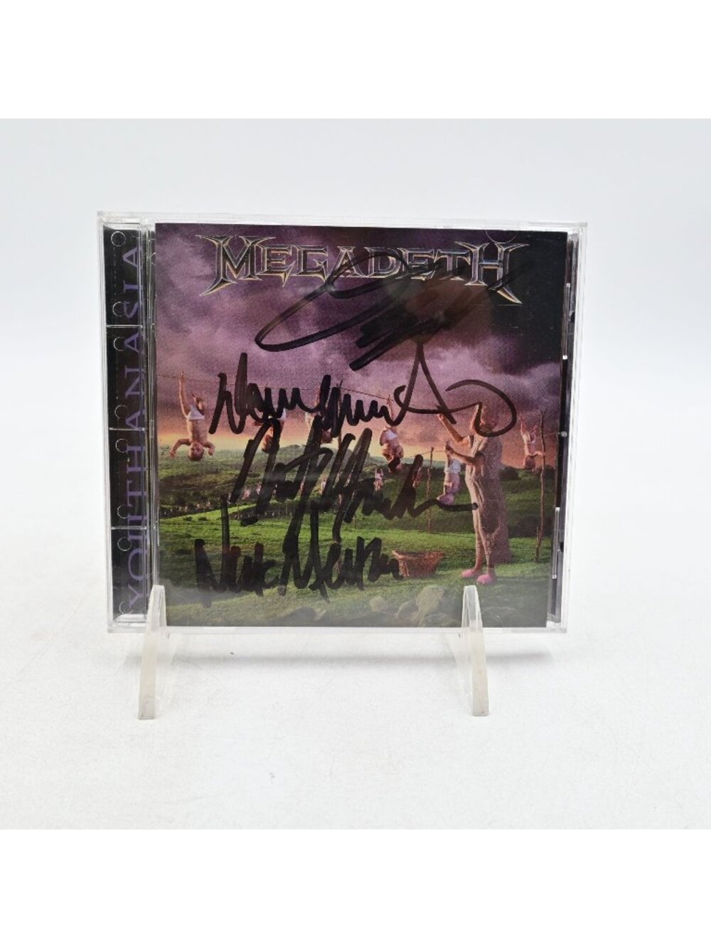 Megadeth Youthanasia Signed CD Autographed No COA